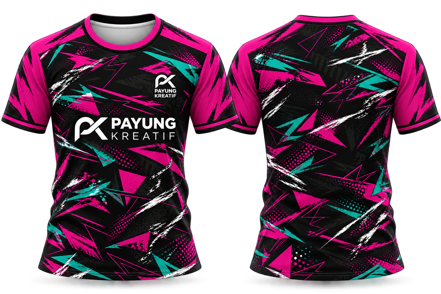 Design 15 — purple / magenta / pink / black